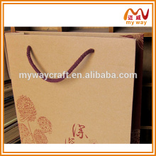 Artes y oficios kraft bolsa de papel bolsa de compras plegable comprar de proveedores de China